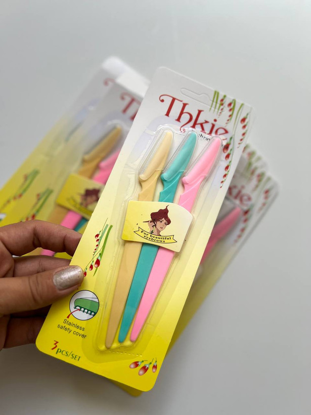 پک سه تایی تیغ ابرو تینک شیاردار