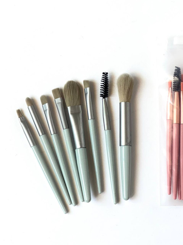 ست مینی براش 8 تایی به همراه کیف شفاف