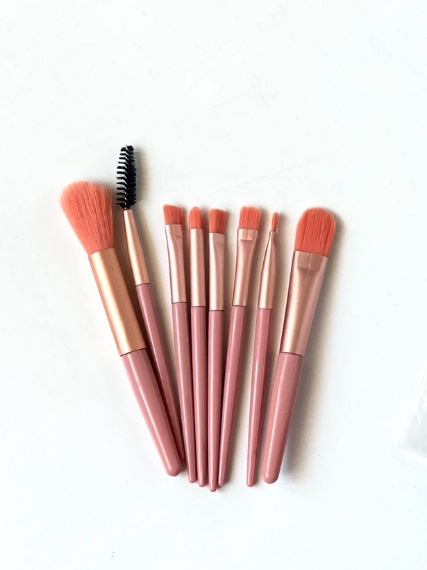 ست مینی براش 8 تایی به همراه کیف شفاف