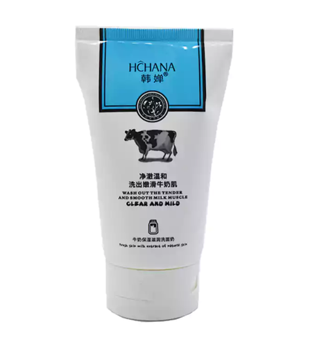 فوم شستشوی صورت شیرگاو هچانا HCHANA