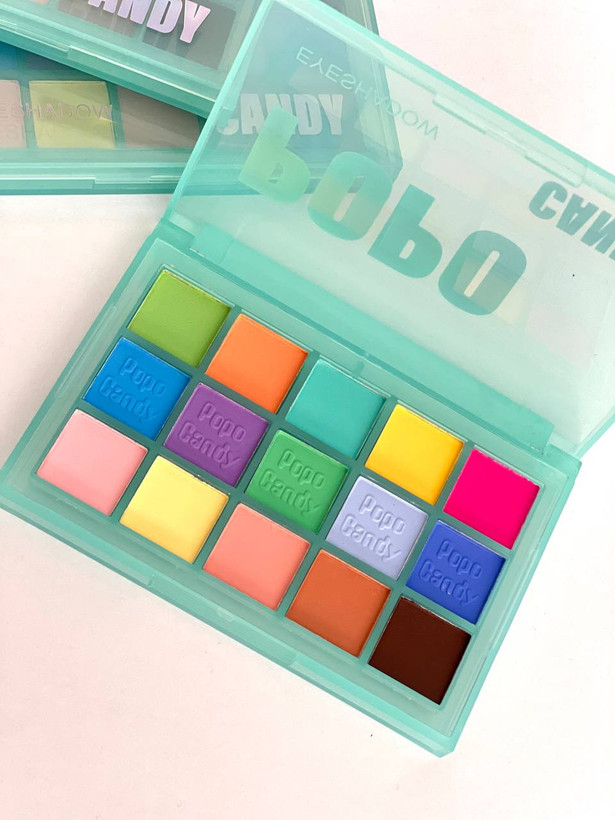 پالت سایه فانتزی 15 رنگ پوپو کندی Popo Candy