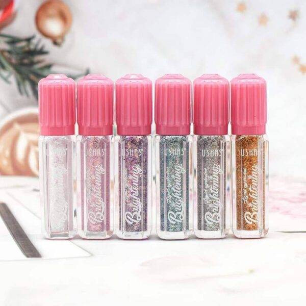 سایه مایع گلیتری یوشاس با رنگهای درخشان و ماندگار