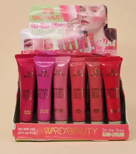 رژ گونه مایع تیوپی وردا بیوتی Warda beauty