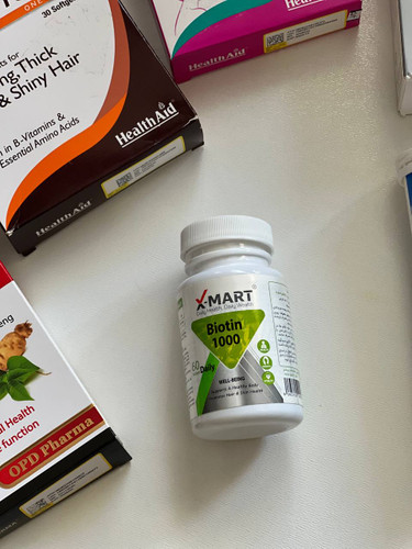 قرص مولتی ویتامین ایکس مارت مدل Biotin 1000 بسته 60 عددی