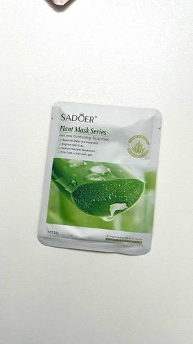 ماسک ورقه ای گیاهی صورت آلوئه ورا سادور sador