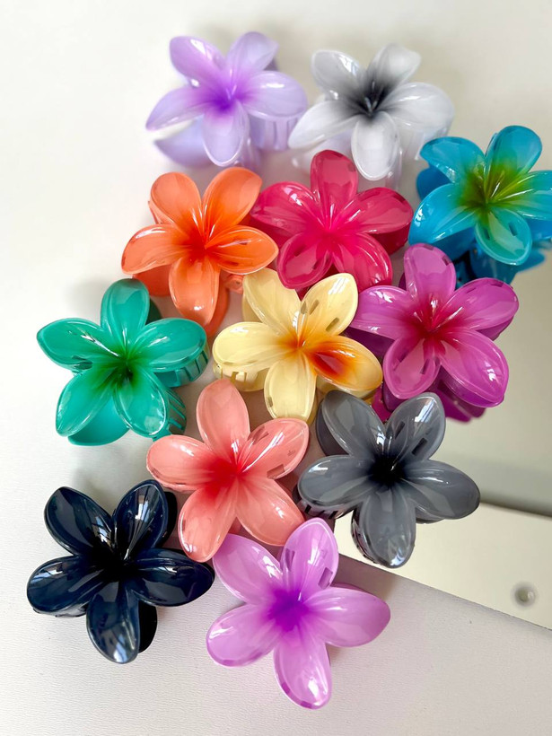 گیره مو و کلیپس گل پلومریا Plumeria وارداتی