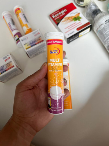 قرص جوشان مولتی ویتامین یوروویتال بسته 20 عددی