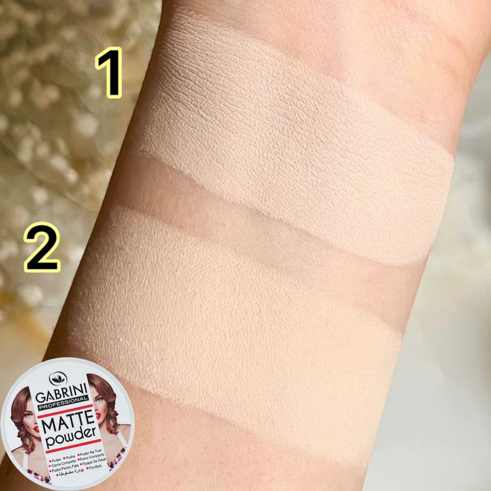 پنکک مات گابرینی اصل مدل matte powder