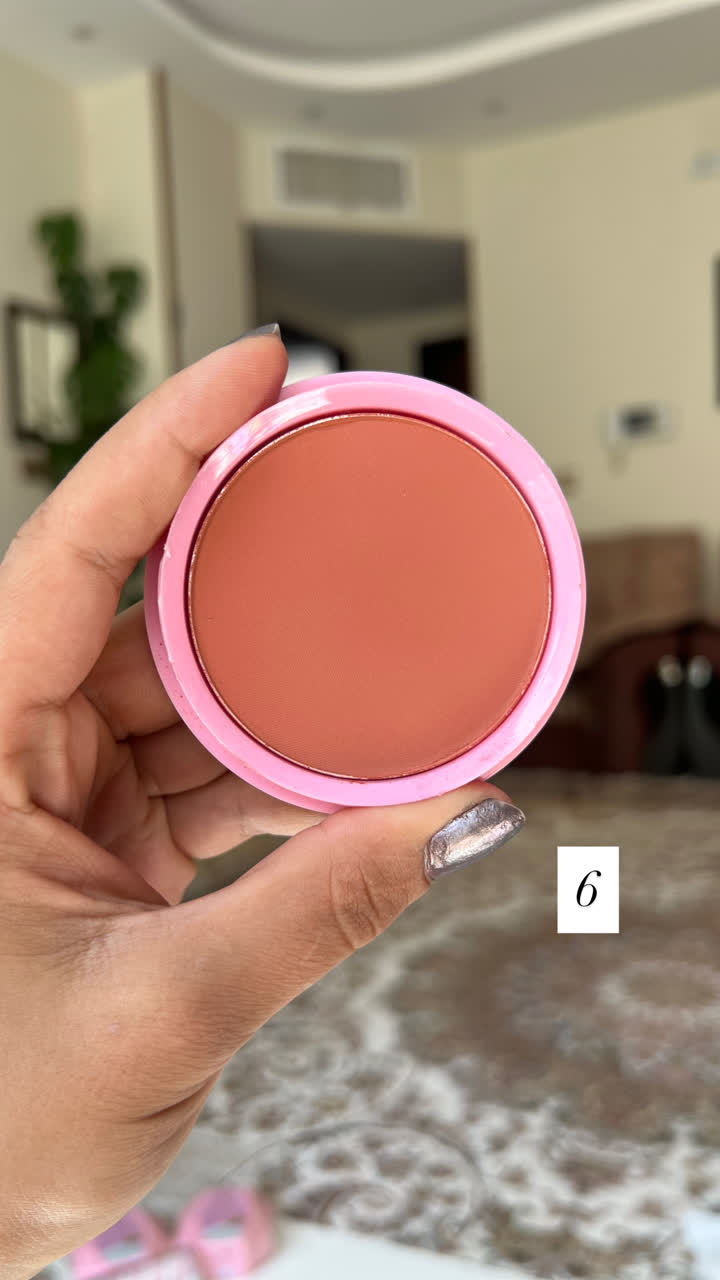 رژگونه پودری و مات مهرونا