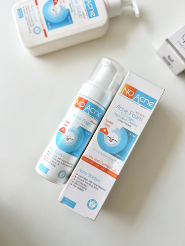 فوم شستشو نو آکنه مدل Acne Solution مناسب پوست چرب و جوش دار حجم 150 میلی لیتر