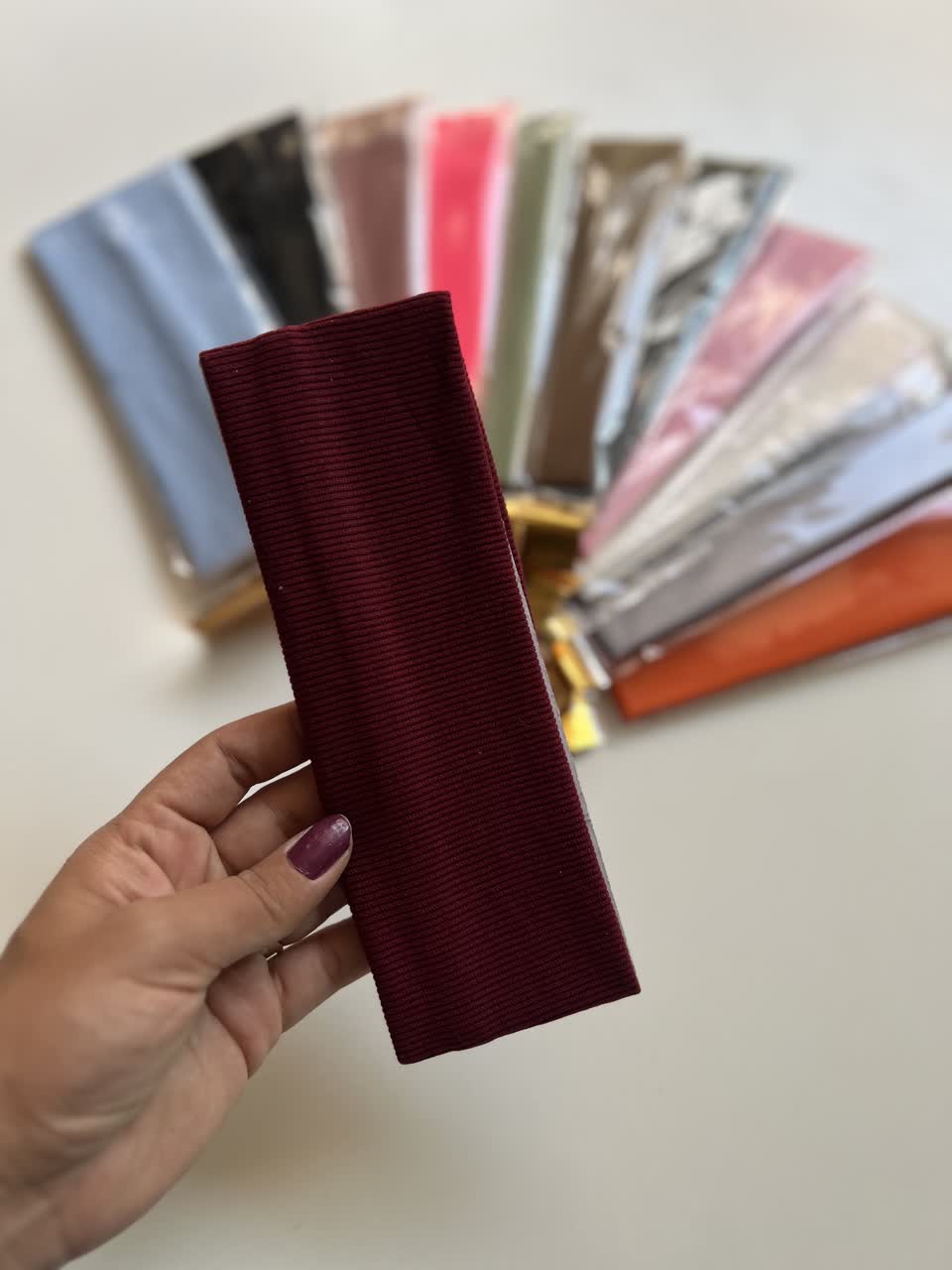 هدبند دوکاره نخی کبریتی