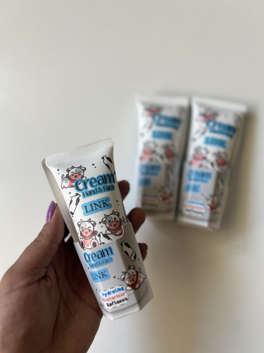 کرم تیوپی مرطوب کننده و آبرسان لینک LINK مدل شیرگاو حجم 75ml