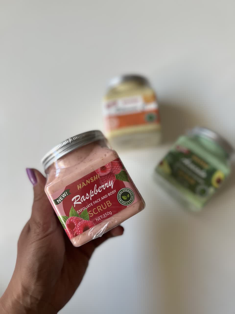 اسکراب کاسه ای شنی میوه ای هانشی