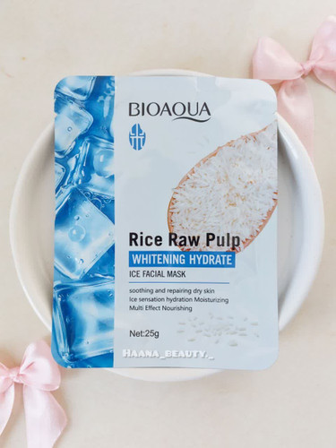 ماسک ورقه ای برنج و یخ بیواکوا