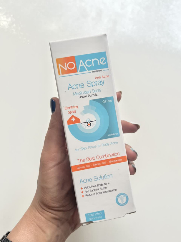 اسپری ضد جوش بدن نو آکنه حجم 150 میلی لیتر