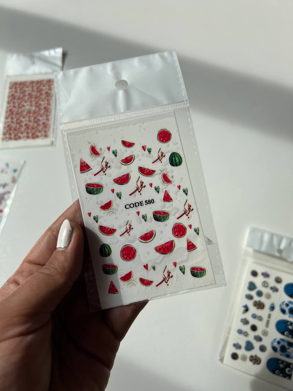 برچسب ناخن فانتزی و طرح دار