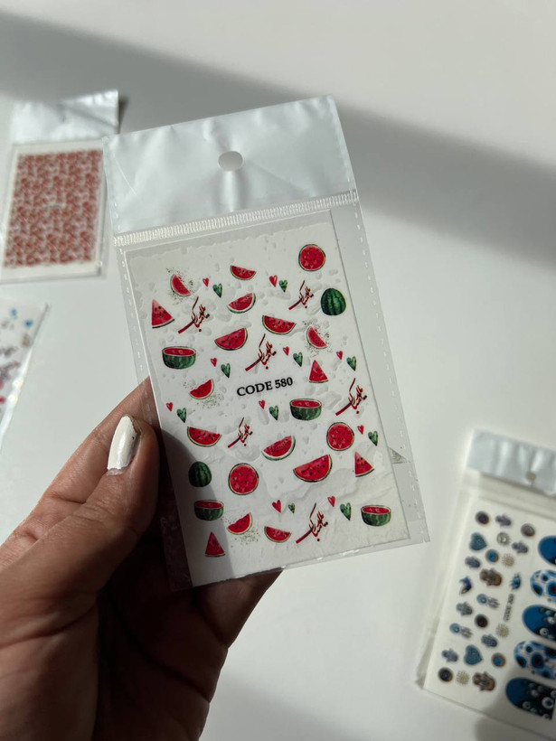 برچسب ناخن فانتزی و طرح دار