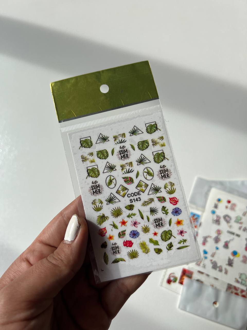 برچسب ناخن فانتزی و طرح دار