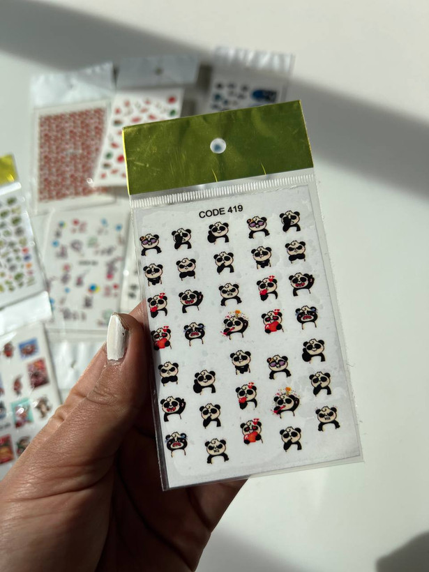 برچسب ناخن فانتزی و طرح دار