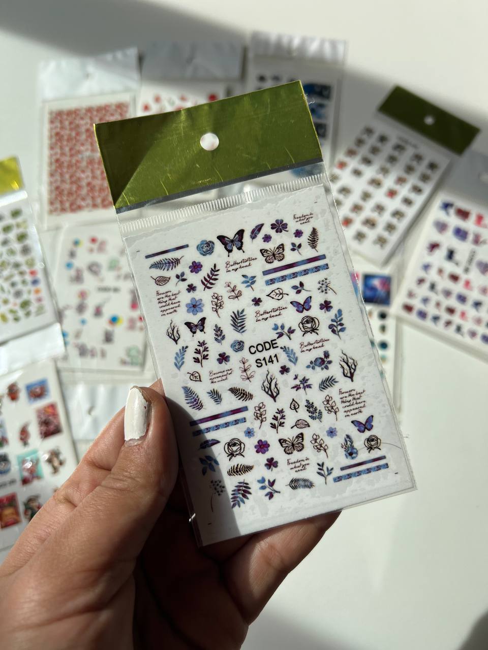 برچسب ناخن فانتزی و طرح دار