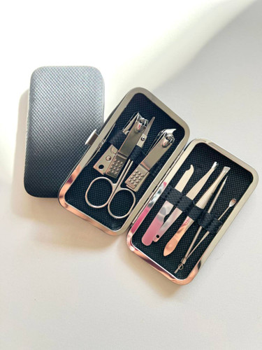 ست مانیکور 8 تکه کیف چرمی