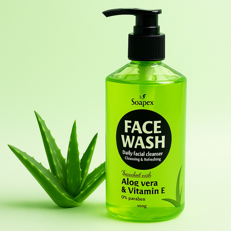 ژل شستشو صورت سوپکس مدل آلوئه ورا