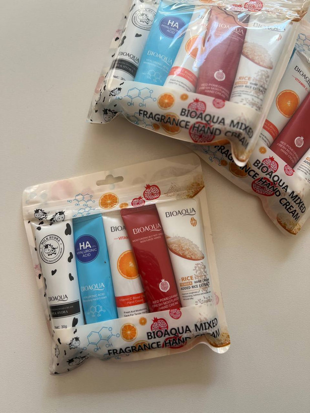 پک کرم دست 5 تایی جدید بیوآکوا BIOAQUA