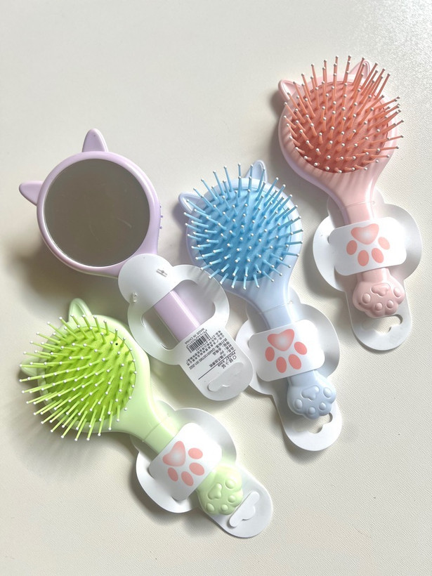 شانه مو زنانه مدل گربه ای