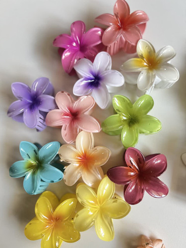 گیره مو و کلیپس گل پلومریا Plumeria وارداتی