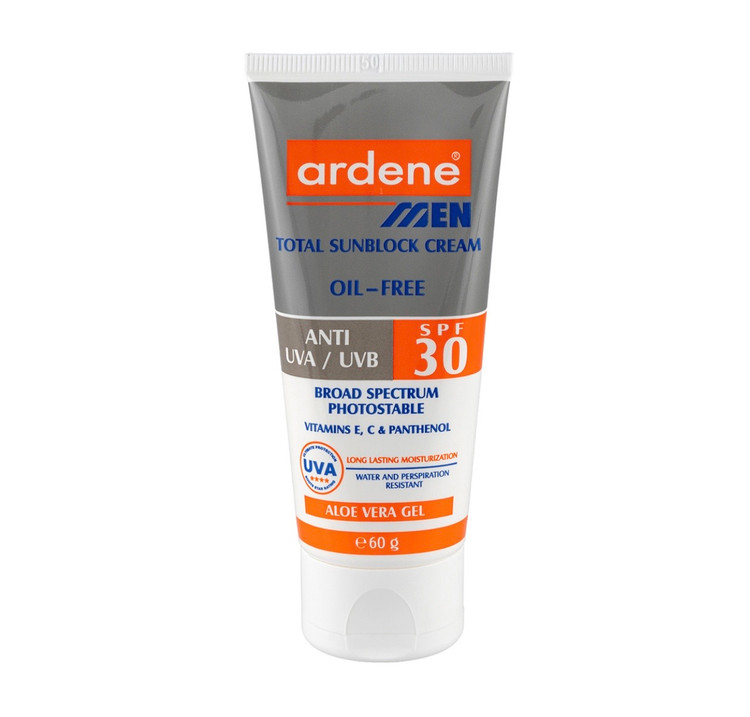 ضد آفتاب آردن مدل Oil Free مناسب آقایان با SPF30 حجم 60 گرم